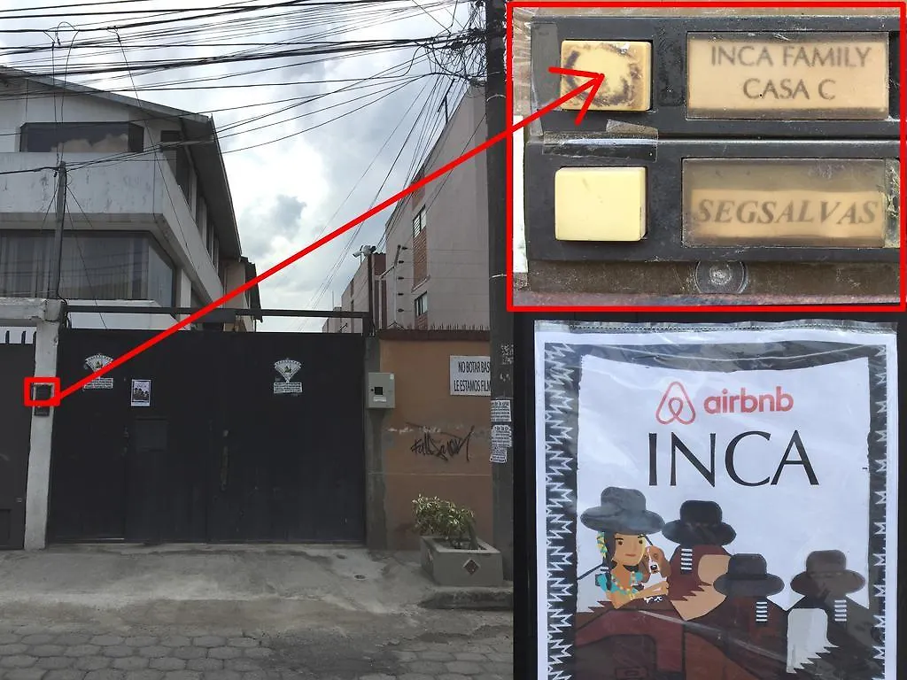 ** Gæstehus The Inca Guesthouse Quito Ecuador